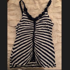 Navy Striped Tank - Inc International Concepts!